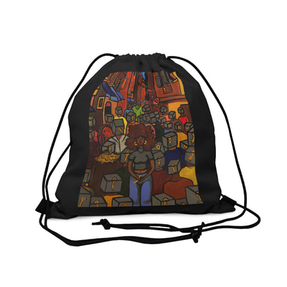 "The key" Drawstring Bag