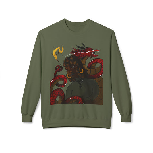 “Dragon Dance” Fleece Sweatshirt