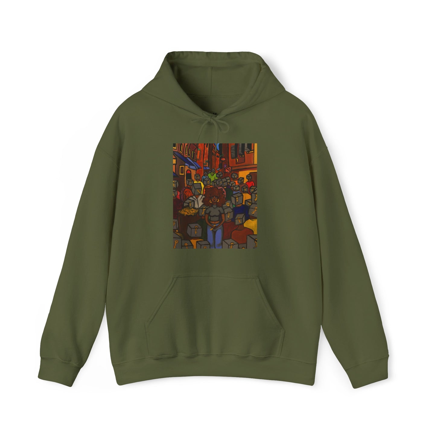 “The key”  Hooded Sweatshirt